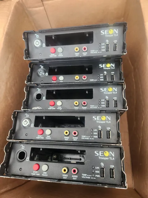 Seon Trooper TL4 is a 4-Channel Digital Video Recorder Untested Lot Of 4