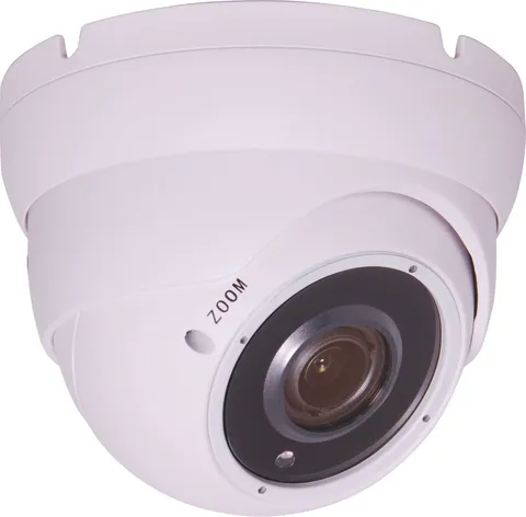 Vari-Focal IR Colour Dome Camera 4MP White AHD/960H