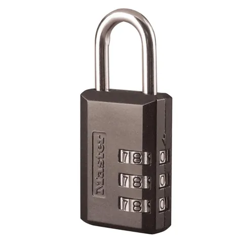 Master Lock 647D Steel 3-Dial Combination Padlock 1.18 L x 1.8 H in. (Pack of 5)