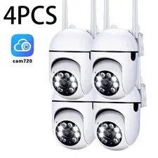 4-Pack Wireless 5G WiFi Security Camera System Smart Outdoor Night Vision 1080P