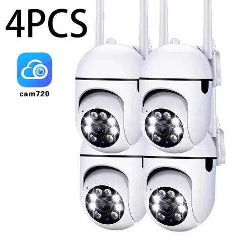 4-Pack Wireless 5G WiFi Security Camera System Smart Outdoor Night Vision 1080P