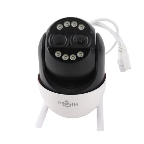 8MP Wireless Monitoring Camera Dual Lens Wall Mount Smart WiFi Camera IP66 FCIB
