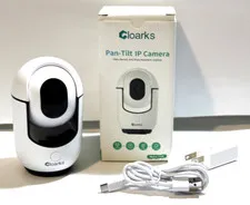 Cloarks CA42 Wireless Night Vision Pan Tilt Full HD Home Security Camera White