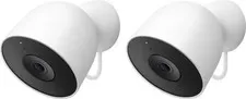 Google Nest Cam Outdoor Wired 2nd Gen (2-Pack) 2K