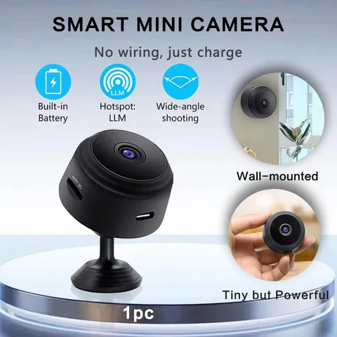 Tiny Smart Mini Camera Wireless Home Security Cam HD Remote Mobile Monitor Easy