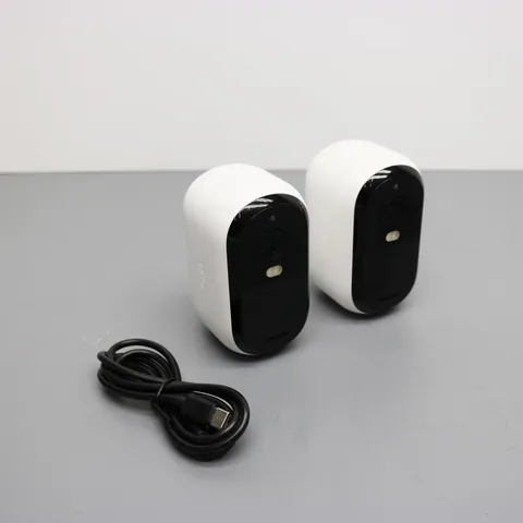 Arlo Essential 2-Camera Outdoor Wireless 2K Security Camera - White