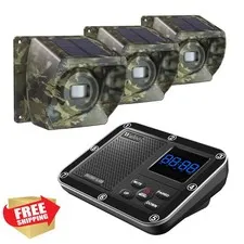 Solar Driveway Alarm Wireless Outside 1800ft Range, Outdoor Motion Sensor and...