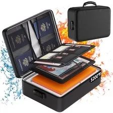 Portable Fireproof Important Document Safe