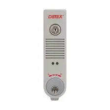 DETEX EAX-500W GRAY W-CYL Exit Door Alarm,Gray,Plastic,100 dB 44ZU89