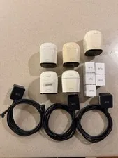 Lot of 5 Netgear Arlo Go VML4030 HD Security Cameras  W/cords Untested