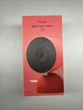 Google Nest Cam Indoor 2K Wired 3rd Gen Network Camera, Berry GA09974-US - NEW