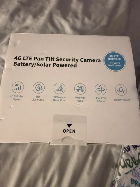 4G LTE Pan-Tilt Zoom HD Security Camera Battery/Solar PIR Two-Way RBX-S44