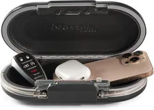 Portable Safe with Resettable Combination Lock, Personal Safe Box for Travel, 59
