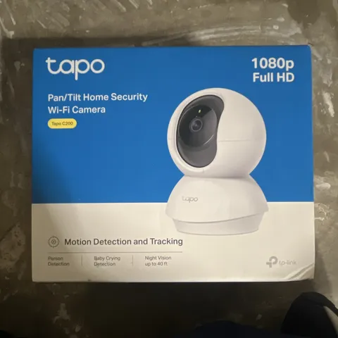 Tapo C200 1080p Pan/Tilt Indoor Wi‑Fi Camera Motion Night Vision 2‑Way White