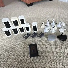 Ring Stick Up Cam Elite, Elite Door Bell and Stick Up Cam Battery Bundle