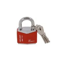 Padlock 30mm for Lockers Gates Toolboxes Anti-Saw Steel Shackle 3 Keys