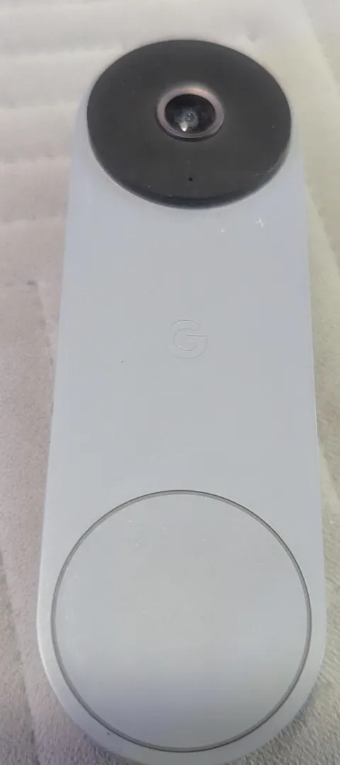 Google Nest Doorbell Ash Grey 2nd Generation Wired HD Video - Used, See Photos