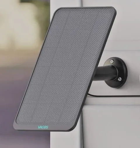 VACOS Waterproof Solar Panel For VACOS Security Camera System Home Business NIB