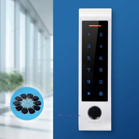 HOMSECUR Waterproof IP66 APP WIFI Password Access Control 125Khz Backlit WG26~44