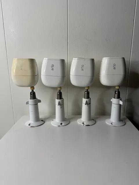 Lot of 4 Arlo Pro 2 HD 1080 Add-on Camera VMC4030P vmc3030 w/ Screw Mount