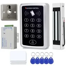 Door Entry System with Waterproof Access Control Keypad Power Supply DC 12V,D...