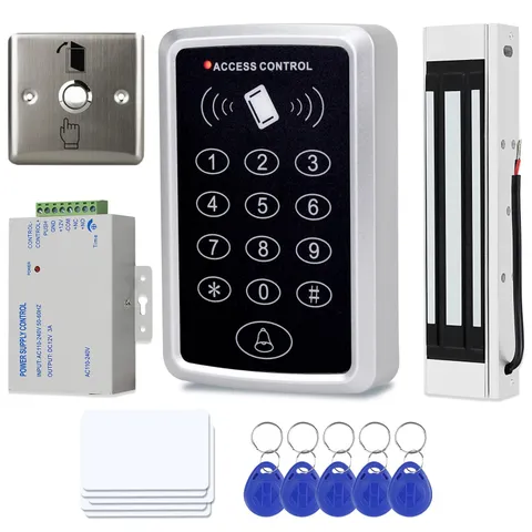 Door Entry System with Waterproof Access Control Keypad Power Supply DC 12V,D...