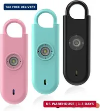 Fauxomor 140dB Personal Safety Alarm for Women, 3 Pack Safe Alarm Protection Key