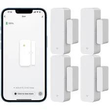 WiFi Door , Tuya Door Window ,Wireless Window Real-time Alarm with Alexa Goog...