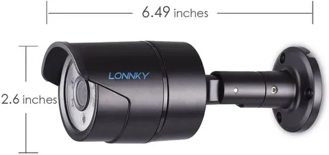 8-PACK - Lonnky Bullet Security Cams 1080p HD TVI Analog
