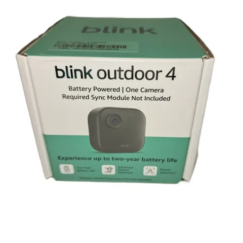 Blink Outdoor 4 Add-On Camera BCM00500U New Factory Sealed No Sync Module