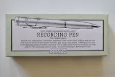 Vintage NOS RECORDING PEN - RESTORATION HARDWARD  NEW Old Stock