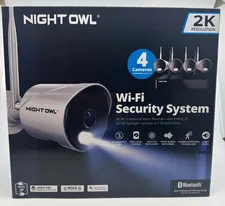 Night Owl Wi-Fi Security System With 4 IP 1080p Surveillance Camera - SEALED