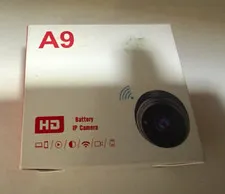 A9 Battery Wireless Wi-Fi IP/Network Indoor Surveillance Camera HD White