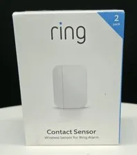 Ring Alarm Contact Sensor 2-Pack Wireless Z-Wave White, Alexa Compatible 2nd Gen
