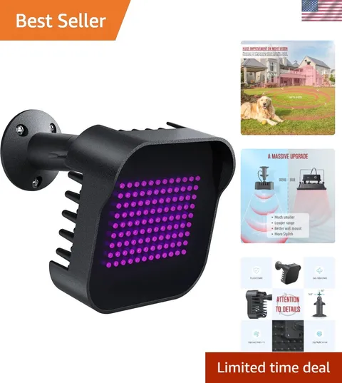 Sleek DI20B IR Illuminator for Security Cameras - Ultimate Night Vision Solution