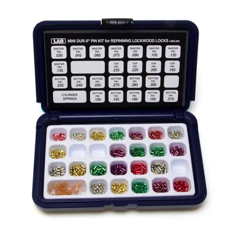 LAB Locksmith Lock Pin Kit-Lockwood, Whitco Pinning Kit-LPKLW-Free Postage Aust