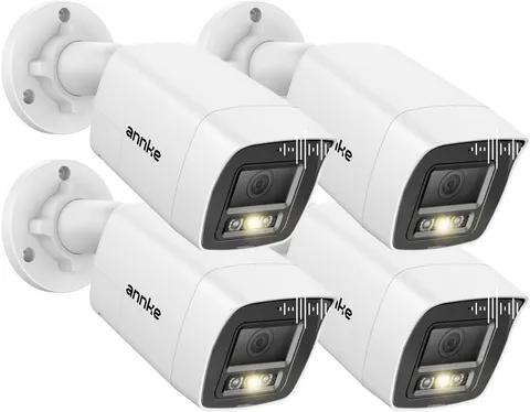 5MP Two-Way Audio Wired Security Camera, 4 Pack 3K FHD TVI Add-On Outdoor CCTV A