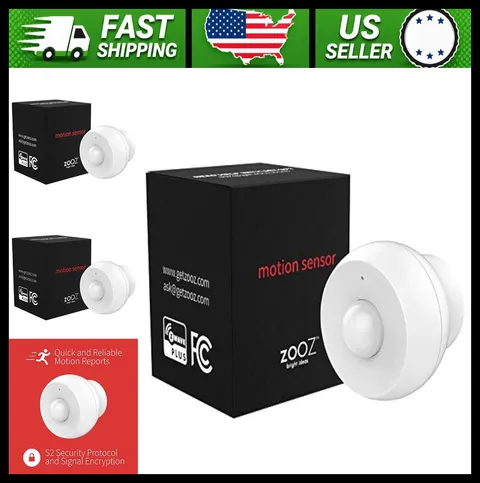 Zooz Z-Wave Long Range S2 Motion Sensor with Magnetic Mount