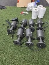 Lot Of (7) Q-See QCA8050BA 1080P Analog HD cameras W/ (4) NEW Rolls Of Cable