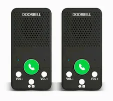 Mutai K 10 Wireless Full-Duplex Intercom Doorbell Hands-Free LED, Lanyard