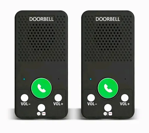 Mutai K 10 Wireless Full-Duplex Intercom Doorbell Hands-Free LED, Lanyard