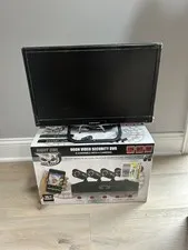 Night Owl 960H Video Security 500GB DVR System 4 Channel 4 Cameras Night Vision