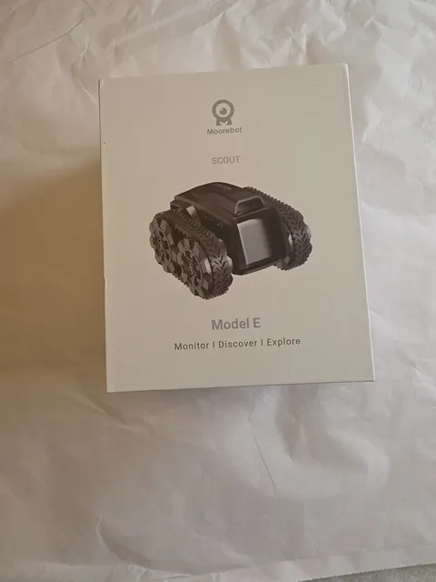 The Moorebot Scout Model E Waterproof Mobile Camera Robot Remote Control New Box
