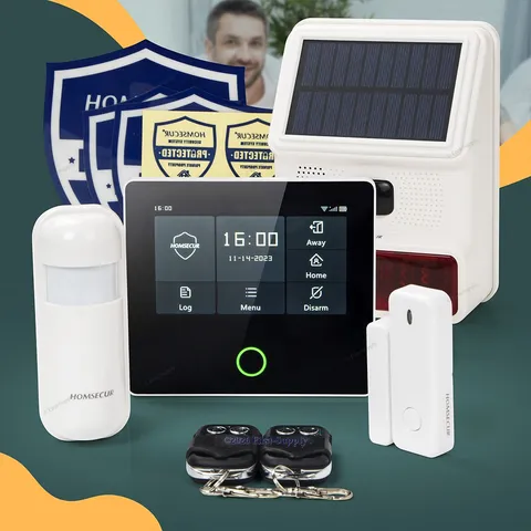 HOMSECUR Wireless WIFI 4G SMS Autodial Home House Alarm System
