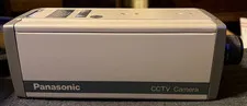 Panasonic WV-1410D CCTV Camera w/ Lens – Powers On – TESTED Output – 120VAC
