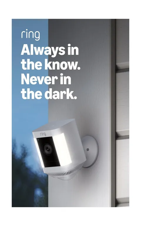 Ring Spotlight Cam Plus, Battery (newest model), Home or business security wi...