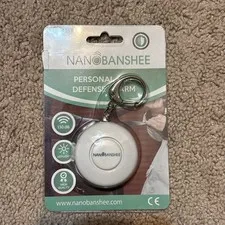 Nano Banshee Personal Self Defense Alarm W/ LED Light , 130 dB.  New