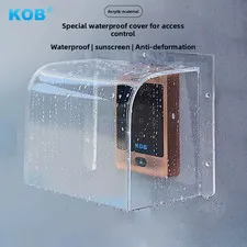 access control waterproof cover outdoor doorbell face attendance fingerprint rai