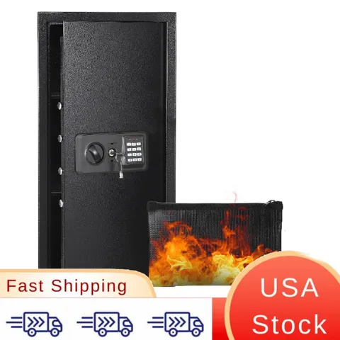 Fireproof Waterproof Cold Rolled Steel Anti-Theft Safe Box with Digital Keypad,
