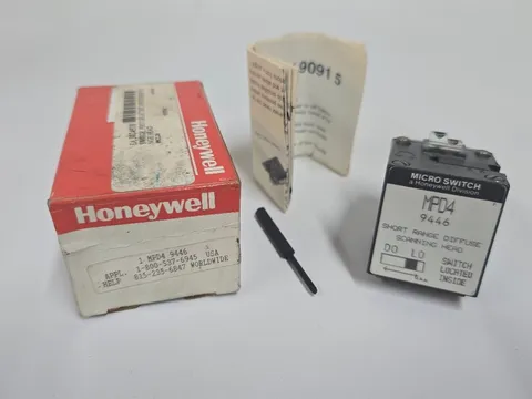 Honeywell Micro Switch MPD4 9446 Short Range Diffuse Scanning Head Sensor